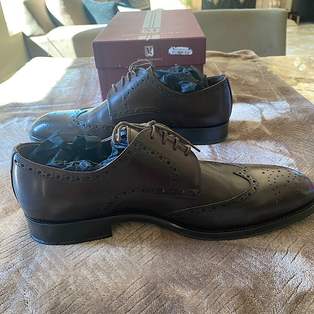 NEW Bruno Magli Brown Men’s Shoes- Made in Italy